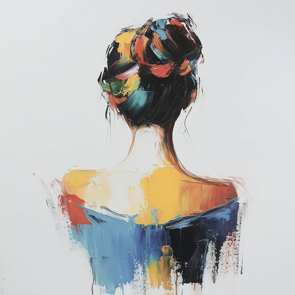 Women's portrait abstract by Thea