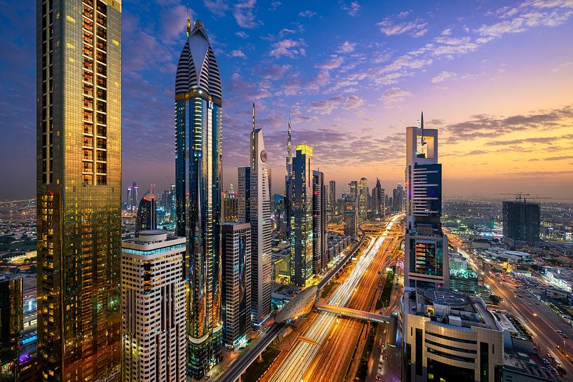 Sunset in Dubai by Michael Abid