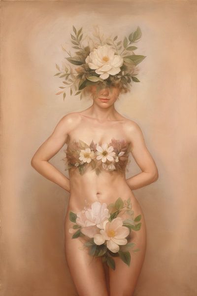 Versteckt in Blumen von SpaceCanvas