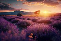 Lavendelfeld in der Provence.