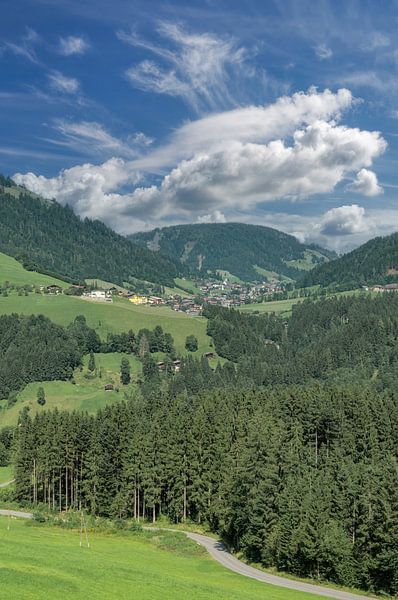 Wildschönau mit Oberau von Peter Eckert