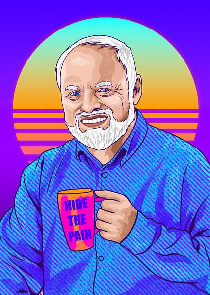 Verstecke den Schmerz Harold Meme von Adam Khabibi