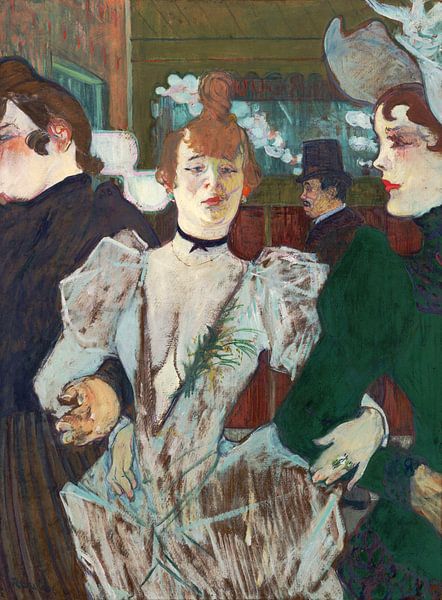 La Goulue geht ins Moulin Rouge, Henri de Toulouse-Lautrec - 1892 von Het Archief