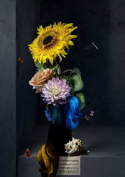 Flower Still Life "Royal Jubilee" by Fine Art Flower - Artist Sander van Laar