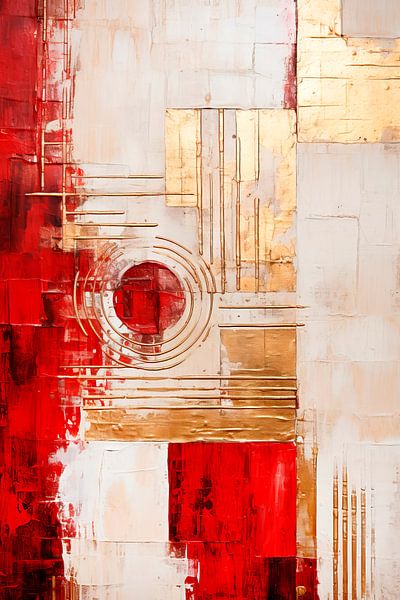 L'ART ABSTRACTUEL à l'approche de Noël par Melanie Viola