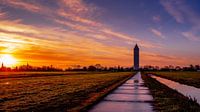 Château d'eau de Pietje Potlood sur Meijepad Nieuwkoop