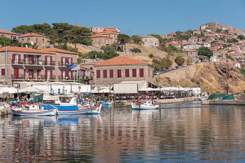 Port Molyvos by Rinus Lasschuyt Fotografie