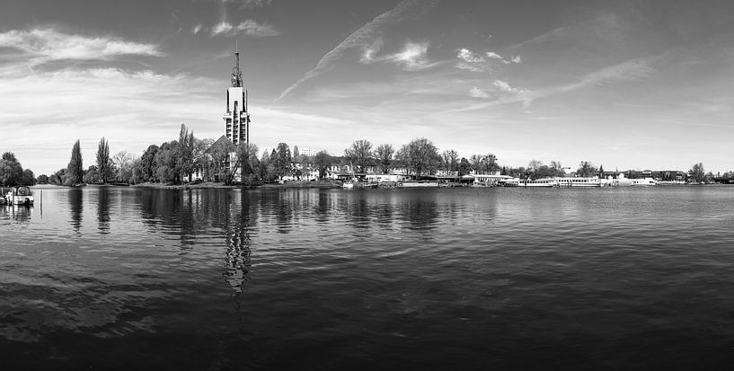 Potsdam  - Skyline an der Havel (Panorama Schwarzweiss) von Frank Herrmann