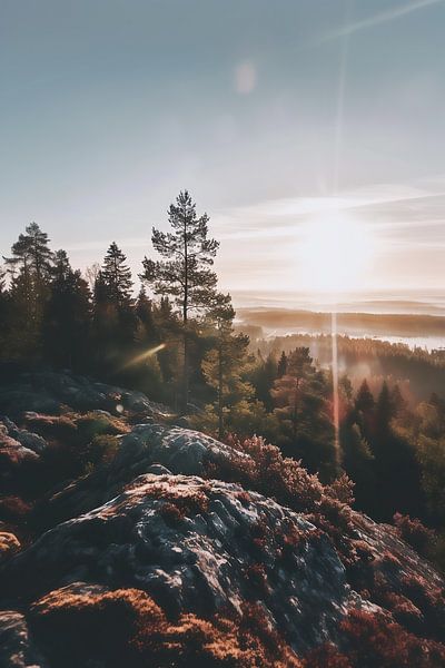 Sunrise after morning hike by fernlichtsicht