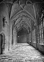 Monuments of the city of Middelburg Black and white