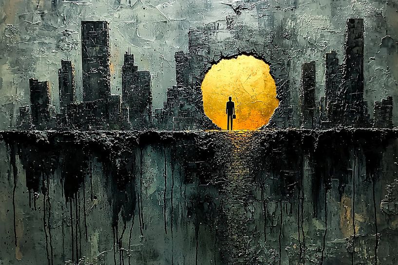 Silhouette in golden sunlight by Imperial Art House