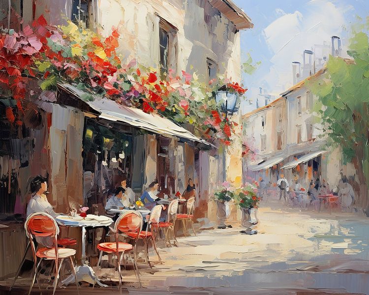 Frankreich von Abstraktes Gemälde