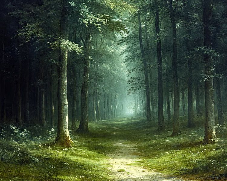 Whispering Glade by Abstract Painting