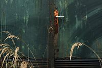 Porte ancienne d'usine