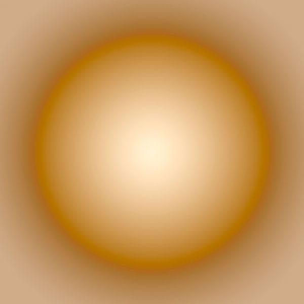 Soleil ocre doré Dégradé Abstraction par Mad Dog Art