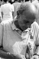 Un homme sur le marché