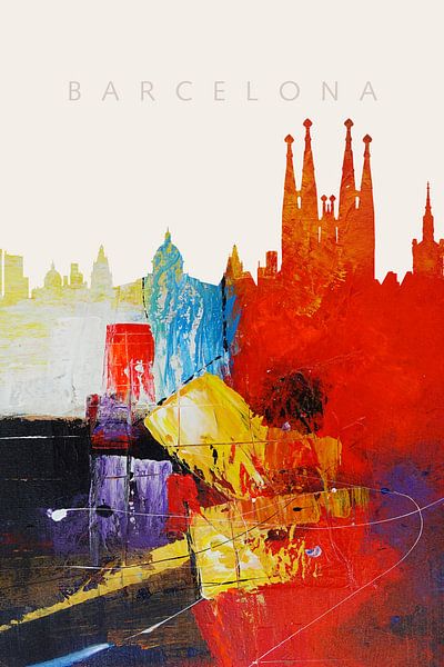 Barcelona auf einen Blick von Harry Hadders Design