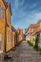 Altstadtgasse in Ribe, Dänemark