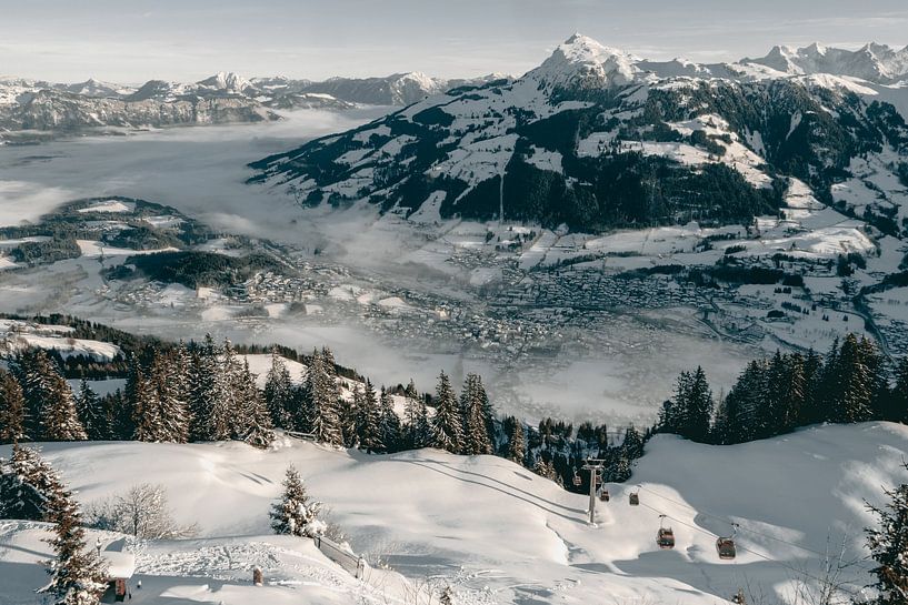 Kitzbüheler Horn in the snow by Sophia Eerden