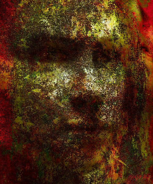 Goldenes Gesicht von Mirso Bajramovic