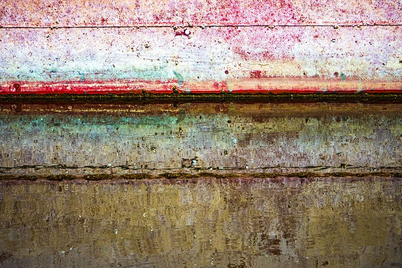 Verspiegelte Schiffswand von Leo Luijten