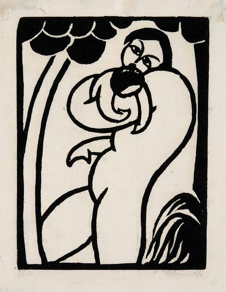 Georg Schrimpf, Mutter mit Kind - 1915 von Atelier Liesjes