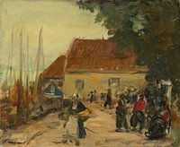 Scène de rue de Volendam par Robert Henri