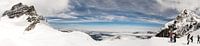 Schweiz Panorama - Blick vom Jungfraujoch