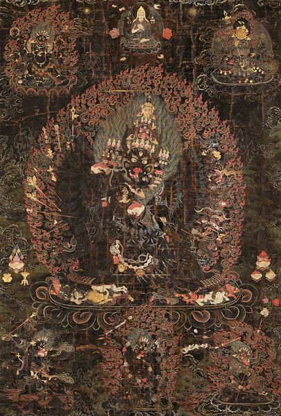 Buddhistisch,Vajrabhairava, Buddha-Statue_1 von finemasterpiece