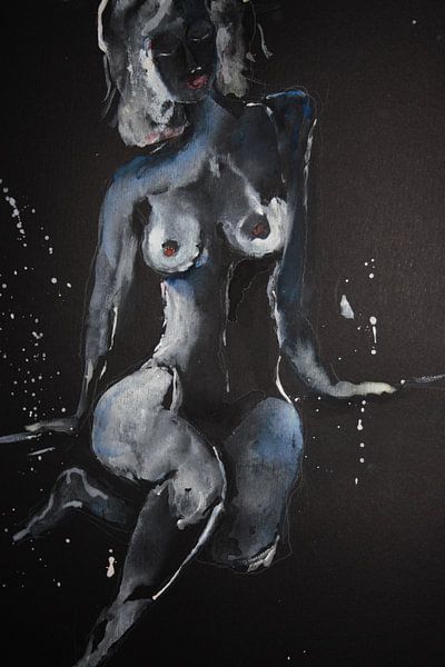 Akt 4 (von 4), blau schwarz von ArtBoxi