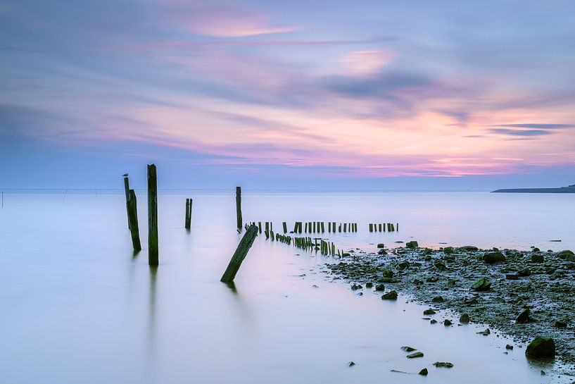 Hafen von Sil auf Texel in der Morgendämmerung von Fotografiecor .nl