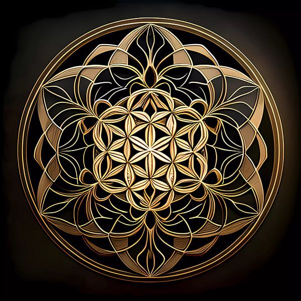 Himmlisches Mandala von Vythryd Arts