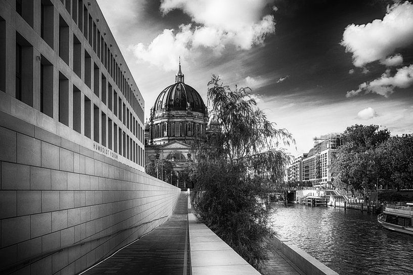 Berlin Cathedral black white by Frank Andree