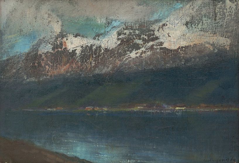 Ladislav Medňanský, Bergsee in der Tatra, 1910 von Atelier Liesjes