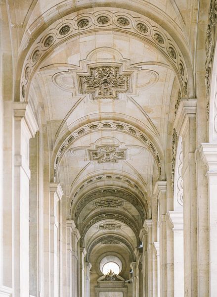 Details des Louvre in Paris, Frankreich von Alexandra Vonk