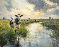 Netherlands Landscape | Meadow Reflections