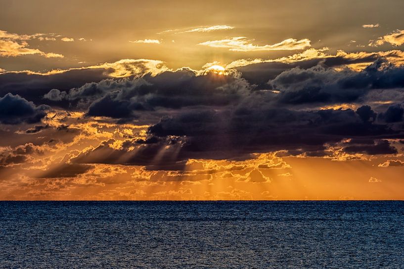 Sonnenuntergang in La Fabriquilla von Luc V. de Zeeuw