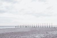 High key houten aanlegsteiger op Texel