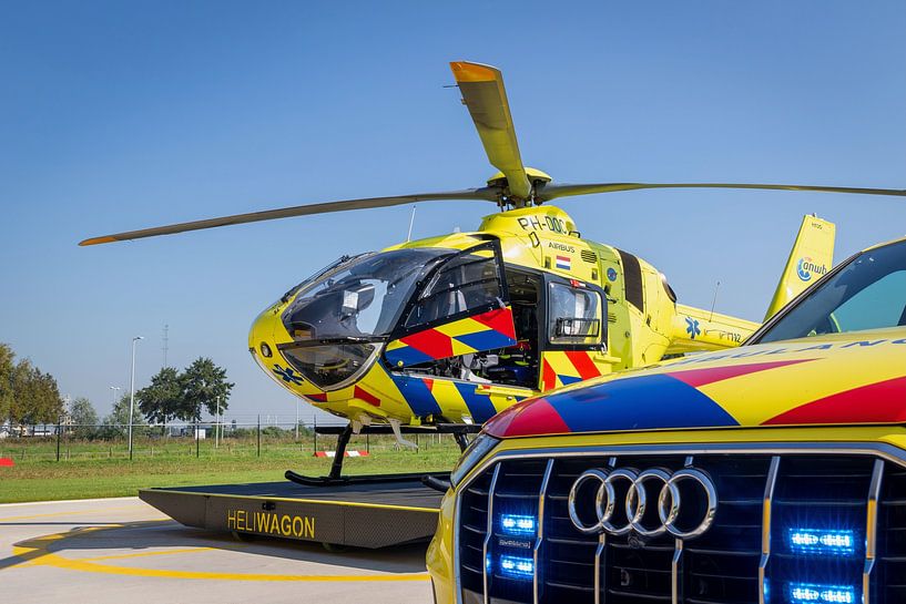 Trauma-Hubschrauber von MMT LifeLiner 1 Amsterdam von Marc Maurer