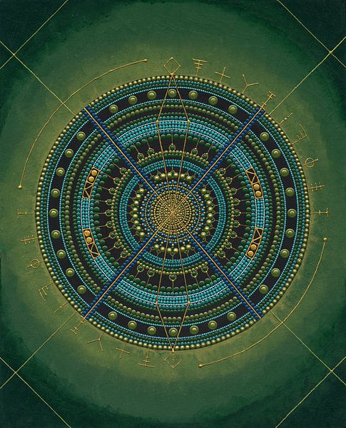 Take Me Home - Dot Art Painting Tessa Smits by Tessa Smits Art