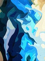 1. Modell Frau blau / grün