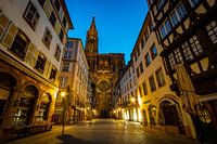 Cathédrale de Strasbourg, par une matinée déserte et matinale