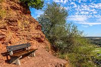 Bank in der Nähe des Aussichtspunktes