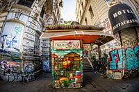 Straßenszene in Valparaíso, Chile