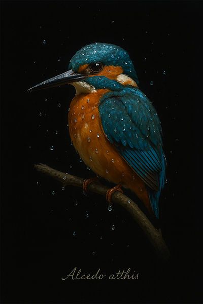 Kingfisher - Alcedo atthis by Bert Quaedvlieg