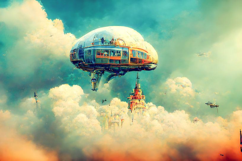 Alien-Fantasie, psychedelische Träume und fliegende Bohrinseln von Jef Peeters