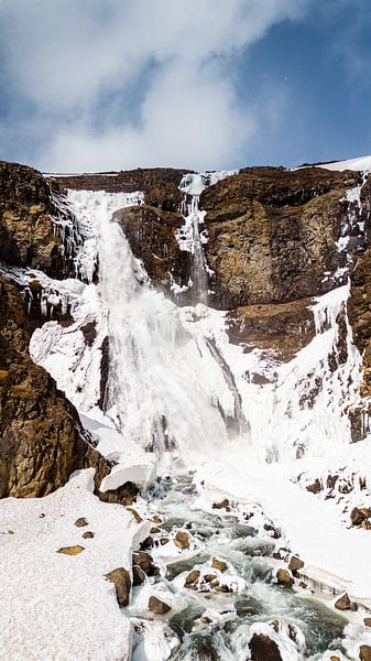 Rjúkandi-Wasserfall, Island von VeraMarjoleine fotografie
