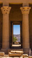 Doorkijkje in Philae Tempel, Egypte