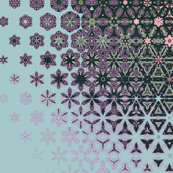 fond géométrique abstrait par Ariadna de Raadt-Goldberg