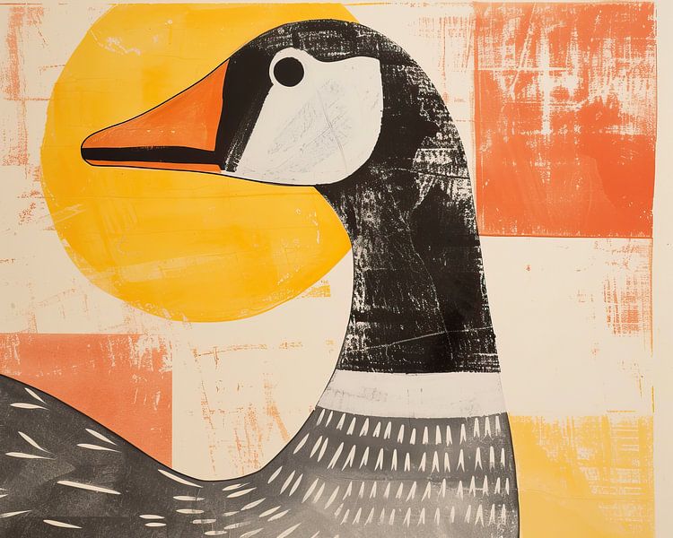 Geflügelter Kontrast von Kunst Laune